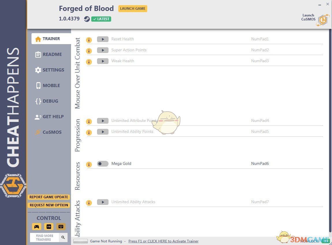 《铁血浇铸》v1.0.4379七项修改器[Cheat Happens]