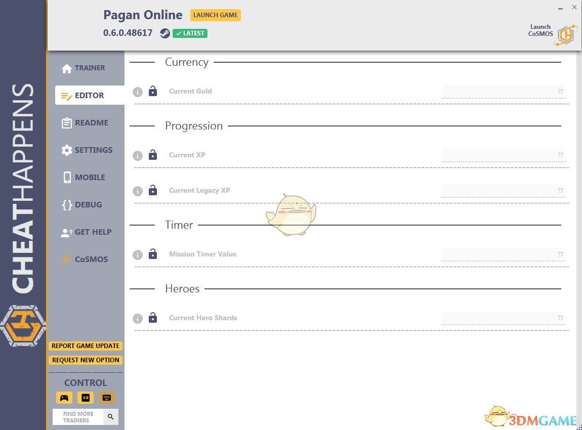 《Pagan Online》v0.6.0.48617九项修改器[Cheat Happens]