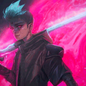 《Wallpaper Engine》赛博朋克持剑女孩动态壁纸