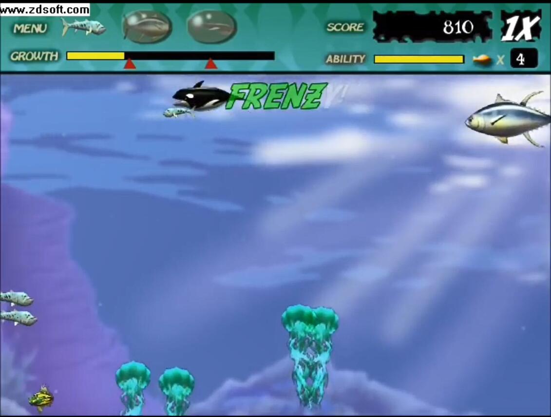 无伤通关关底难题！童年经典《吞食鱼》鲨鱼关视频