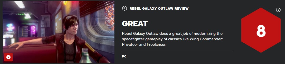 《勇闯银河系：不法之徒》IGN评测8分