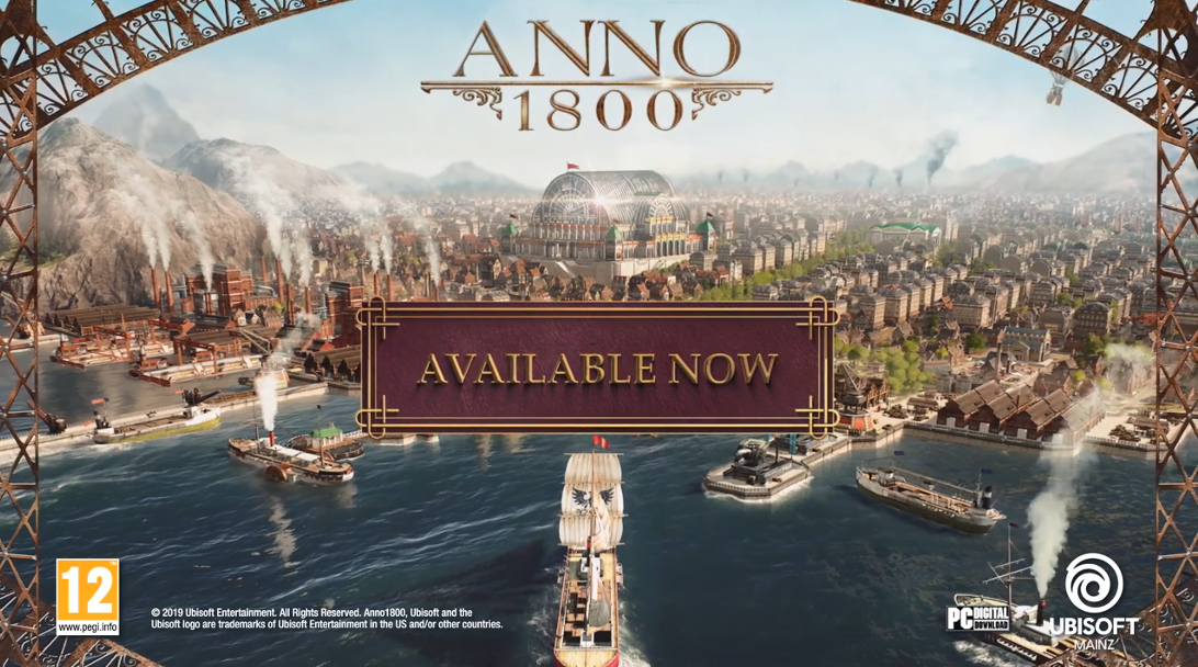 GC 2019：《纪元1800》DLC宣传片公开 DLC2于9月10日推出