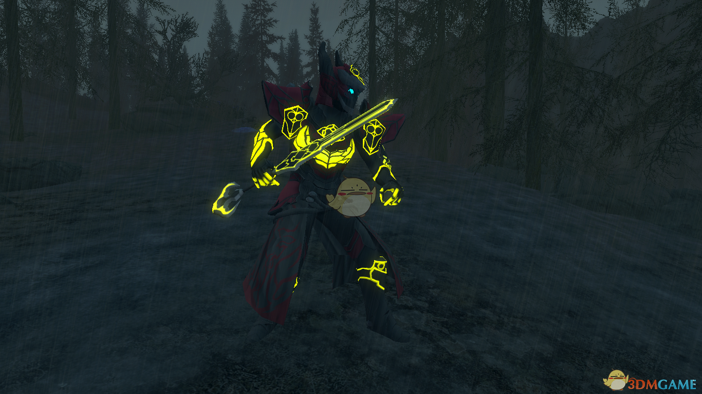 《上古卷轴5：天际重置版》死亡男爵发光盔甲MOD