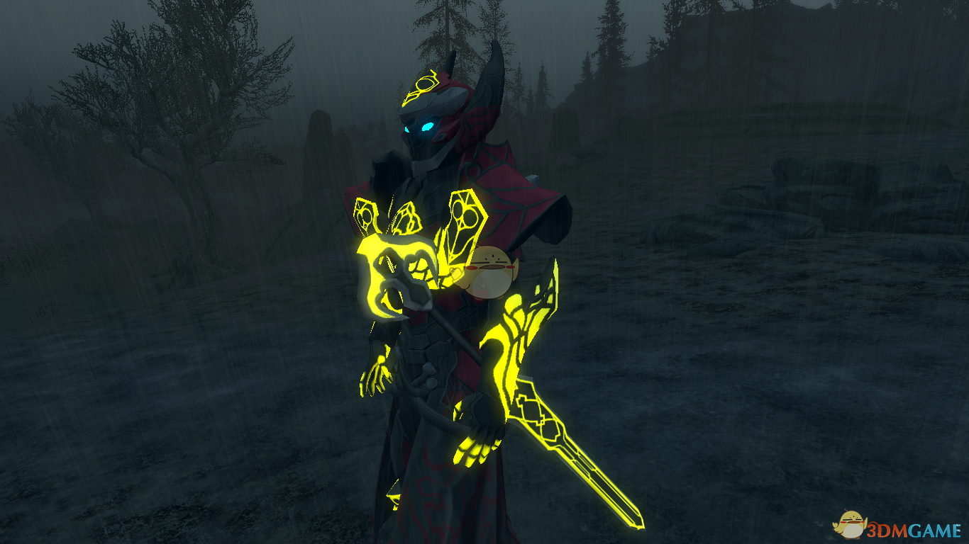 《上古卷轴5：天际重置版》死亡男爵发光盔甲MOD