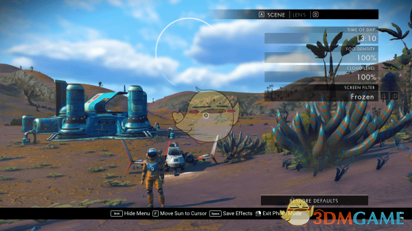 《无人深空》更多的照相模式滤镜MOD