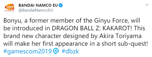 GC 2019 ：《龙珠Z：卡卡罗特》公布原创角色 网友表示接受不能