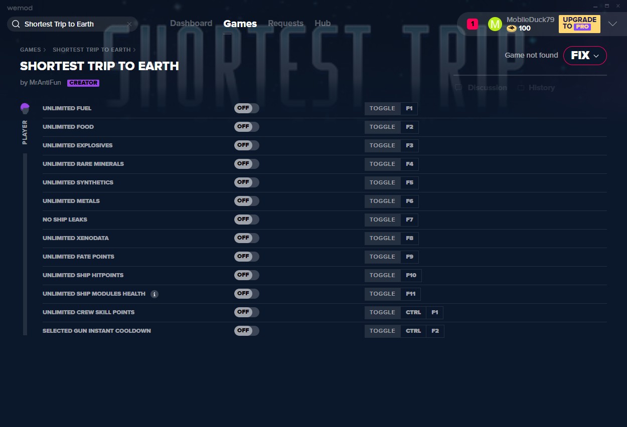 《最短地球之旅》v2019.08.22十三项修改器[MrAntiFun]