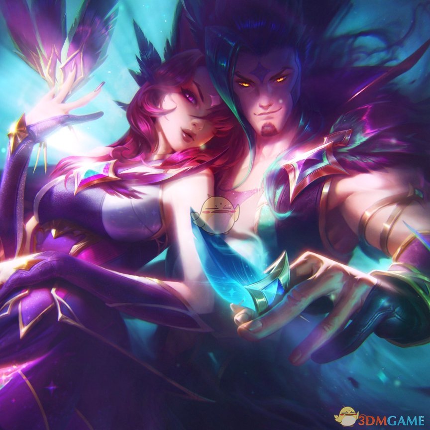 《Wallpaper Engine》LOL霞洛邪魅原画动态壁纸