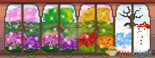 《星露谷物语》季节性动态窗户MOD