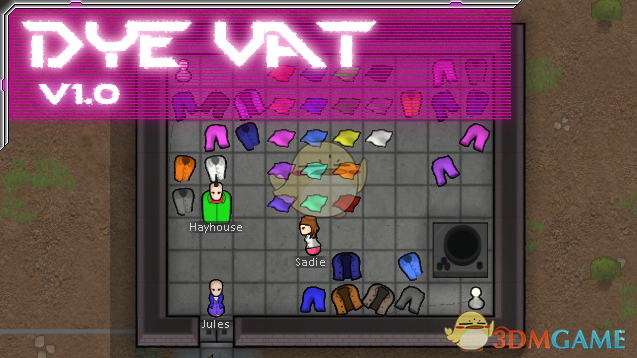 《边缘世界》布料染色缸v1.0 MOD