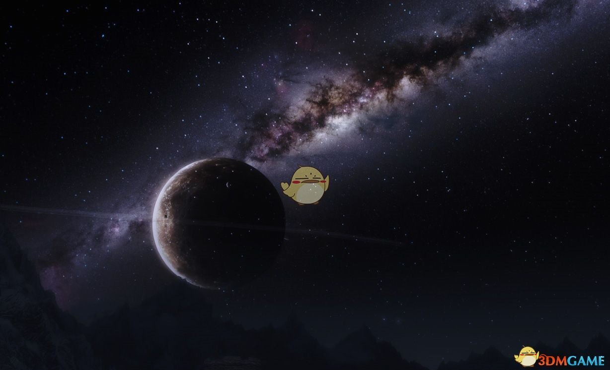 《上古卷轴5：天际重置版》2k4k的夜晚天空纹理MOD