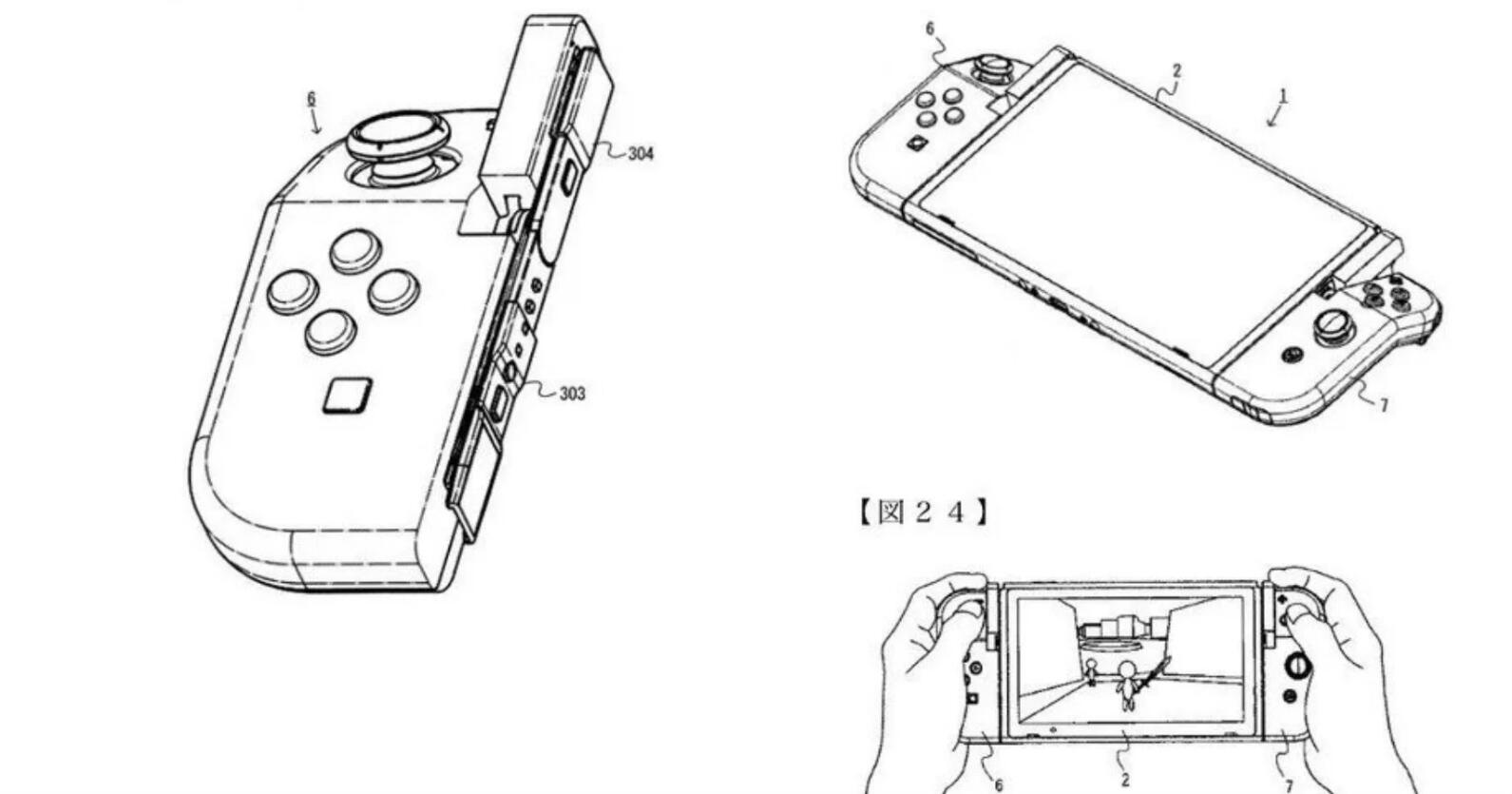 专利设计曝光Switch新型手柄 掌机模式更舒适