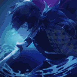 《Wallpaper Engine》鬼灭之刃 - 富冈义勇海之呼吸动态壁纸