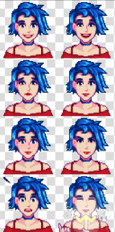 《星露谷物语》可爱连衣短裙艾米丽外观MOD