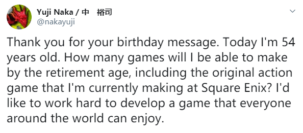 索尼克之父迎54岁生日 透露自己正在SE制作动作游戏