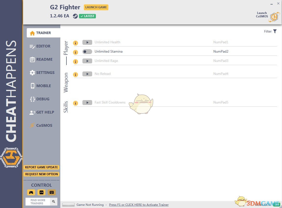 《基因特工》v1.2.46九项修改器[Cheat Happens]