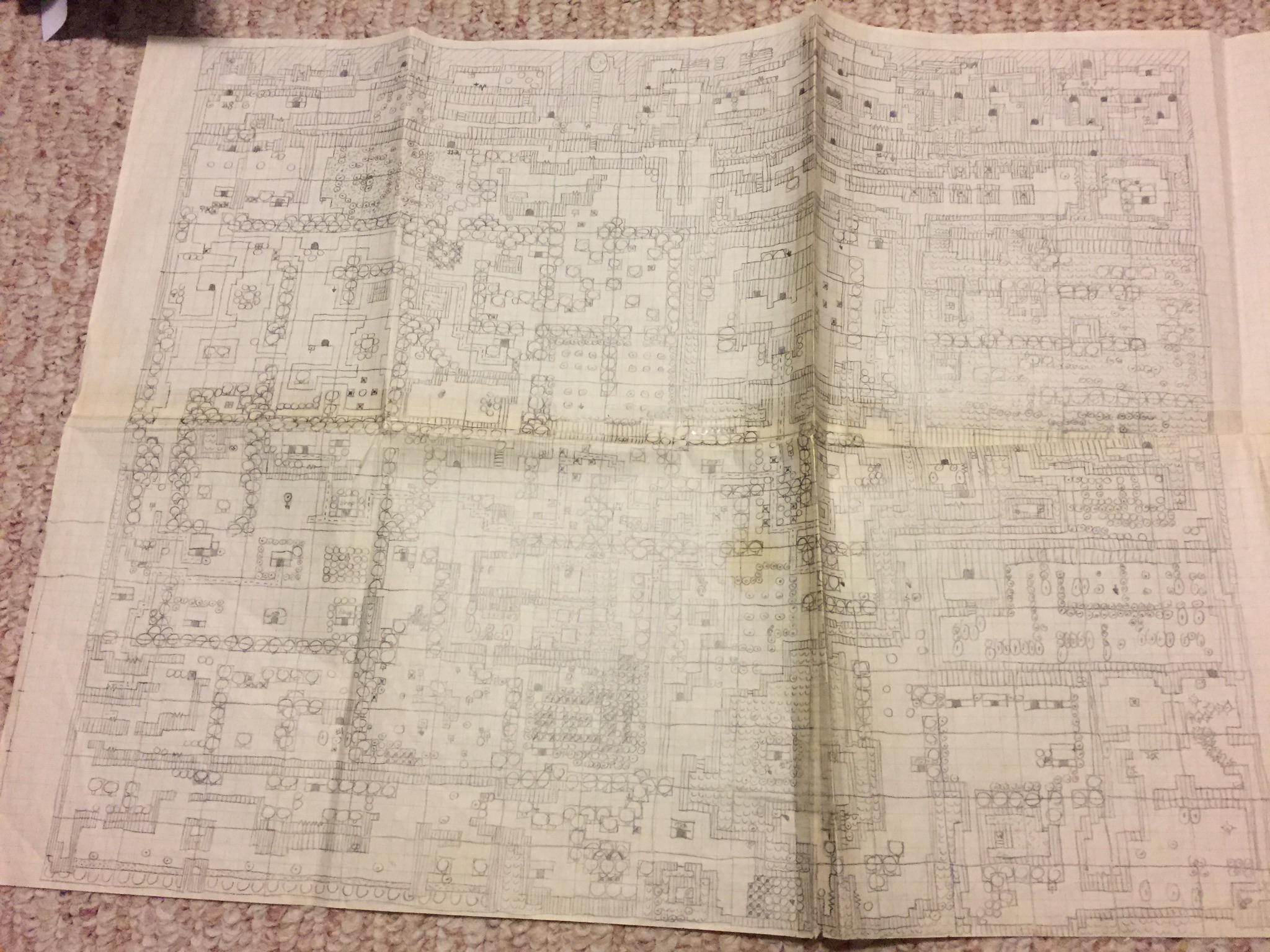 20年后，《塞尔达传说：织梦岛》的手绘地图还能用