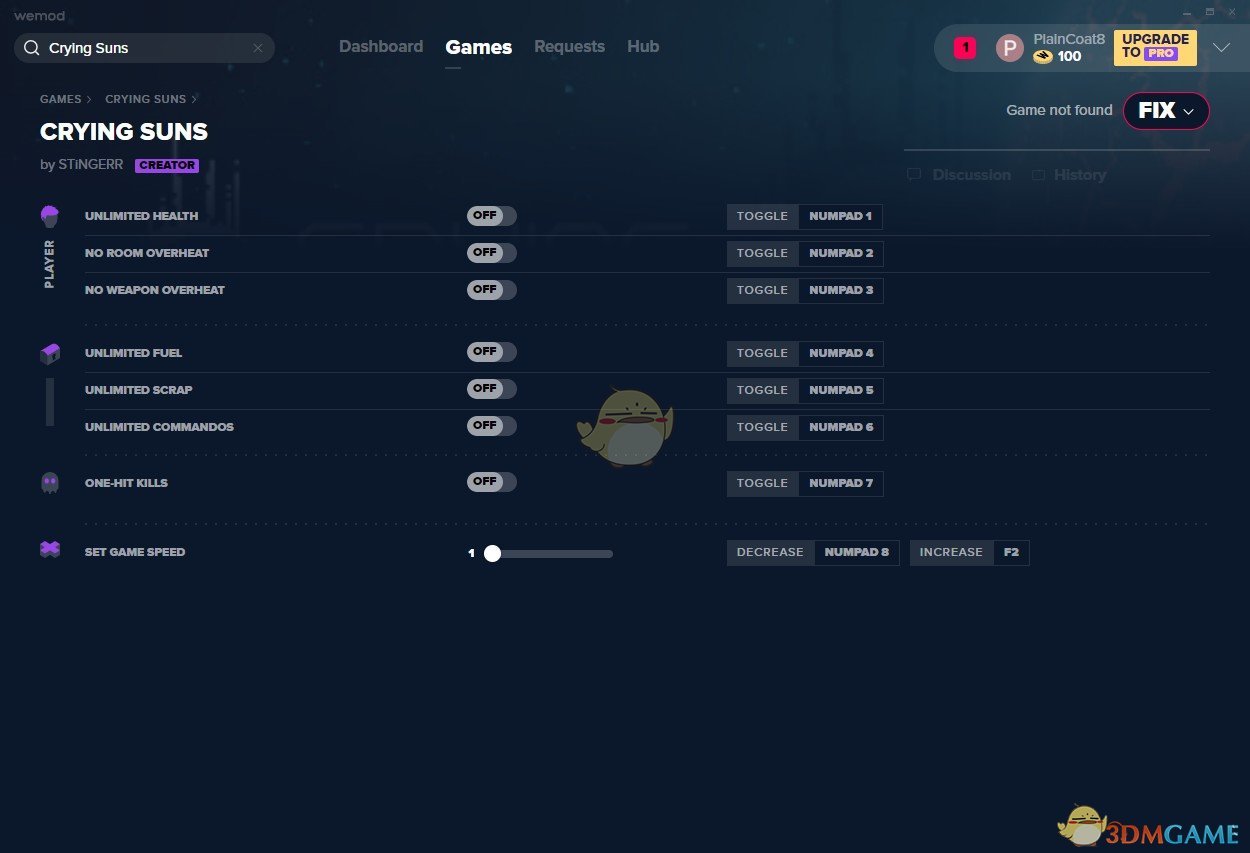 《哀恸之日》v2019.09.24八项修改器[MrAntiFun]