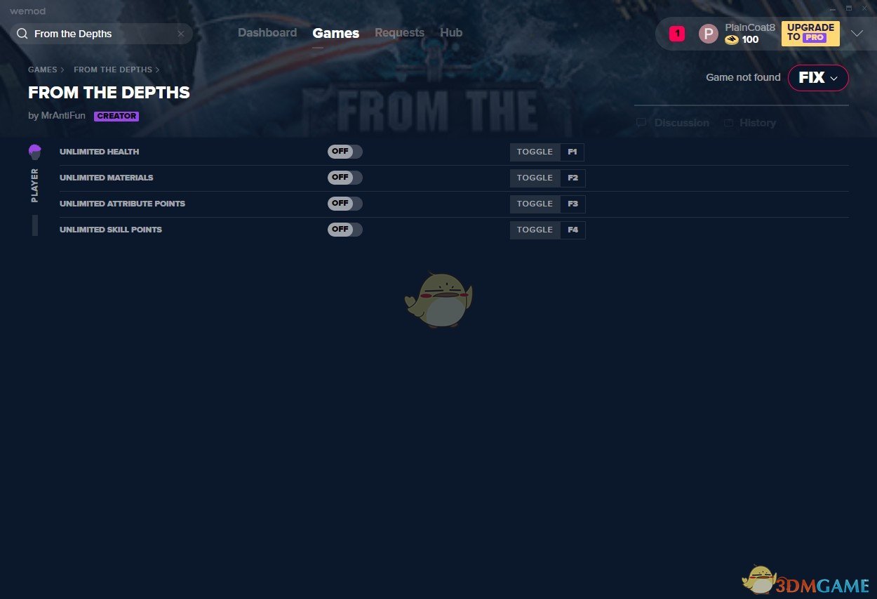 《深海远航》v2020.09.02四项修改器[MrAntiFun]