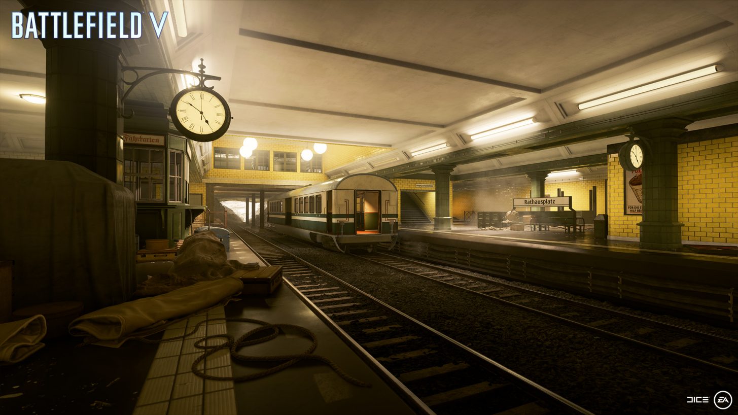 《战地5》经典地图地铁来了 10月3日正式上线