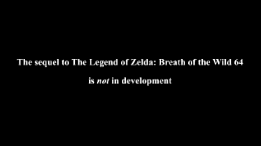梦回1999 大神制作《塞尔达传说：旷野之息》续篇N64版宣传片