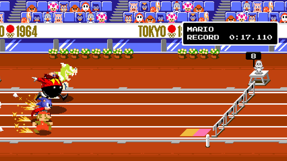 情怀满满 《马里奥和索尼克的东京奥运会》点阵玩法公开