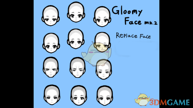 《边缘世界》更多的男性脸型v1.0 MOD