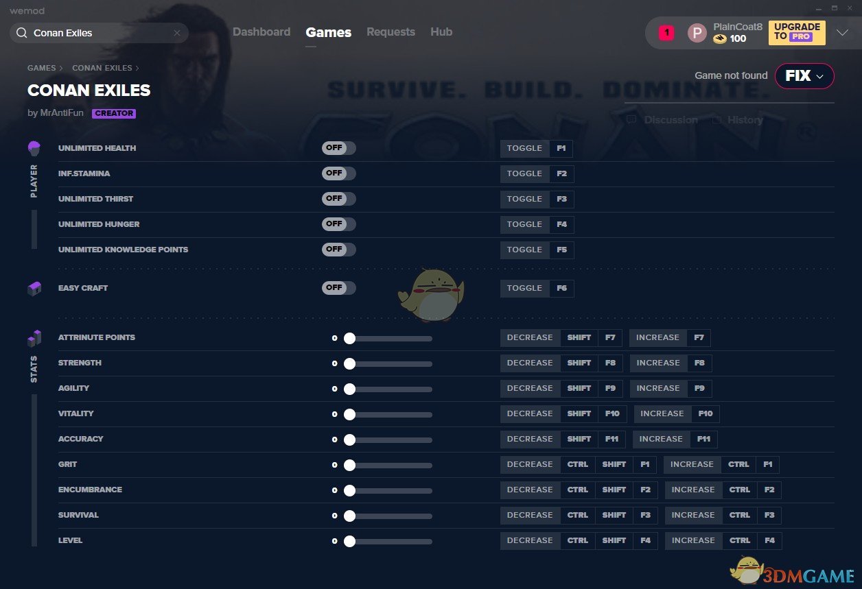 《流放者柯南》v2019.11.24十七项修改器[MrAntiFun]