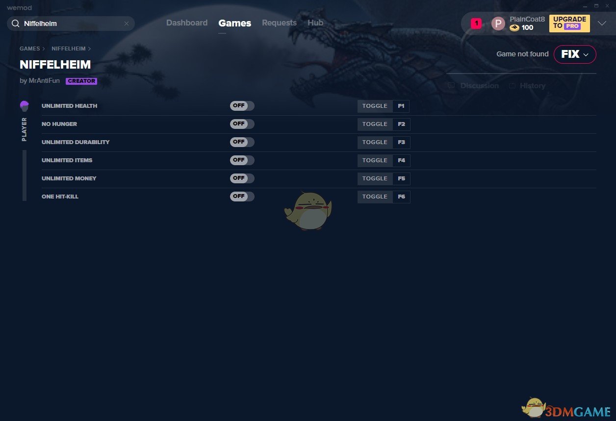《死人之国》v2019.10.11六项修改器[MrAntiFun]