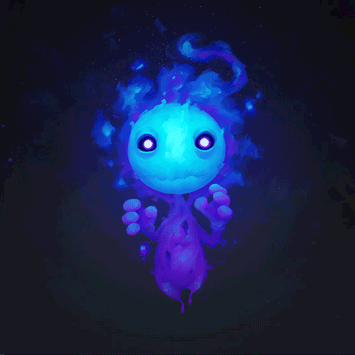 《Wallpaper Engine》艺术风可爱幽灵动态壁纸