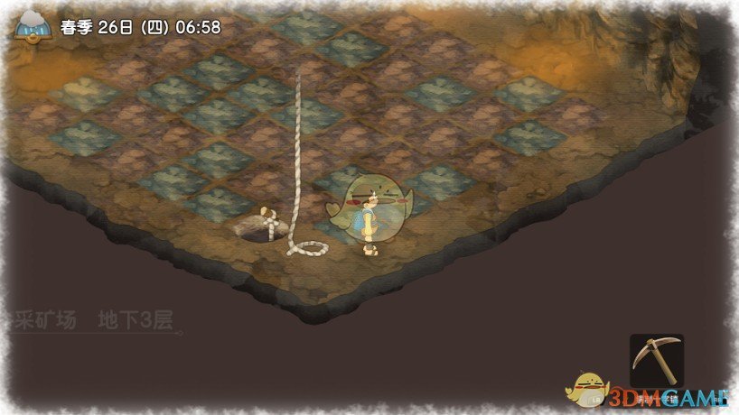 《哆啦A梦：大雄的牧场物语》矿场下层洞口固定点刷新MOD