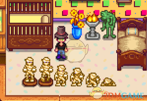 《星露谷物语》怪物雕像家具MOD