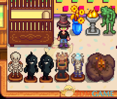 《星露谷物语》怪物雕像家具MOD