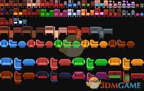 《星露谷物语》现代城市风格家具MOD