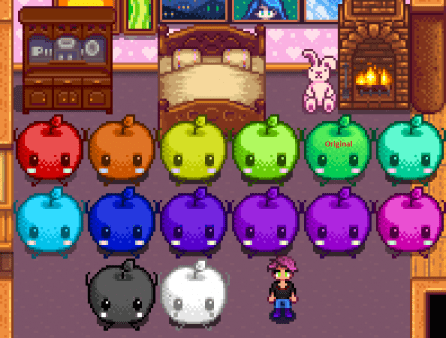 《星露谷物语》多彩祝尼魔毛绒家具MOD