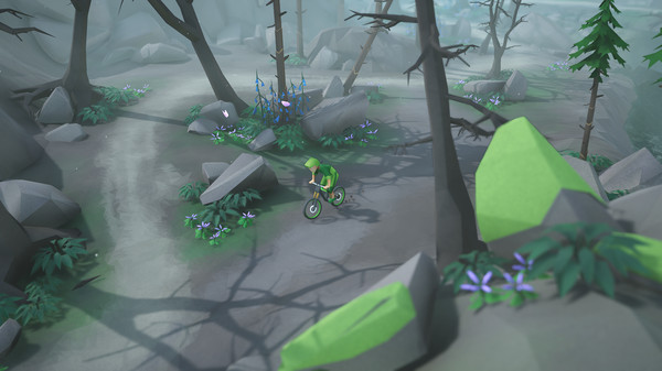 模拟单车游戏《孤山速降》截图欣赏