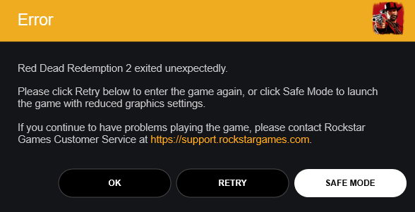 《荒野大镖客2》PC版玩家遭遇崩溃问题 R星发布更新