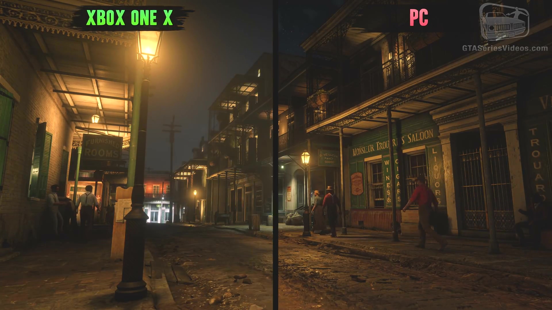 《荒野大镖客2》画面对比：PC vs X1X vs PS4 Pro