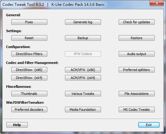 《K-Lite Codec Pack》最新版
