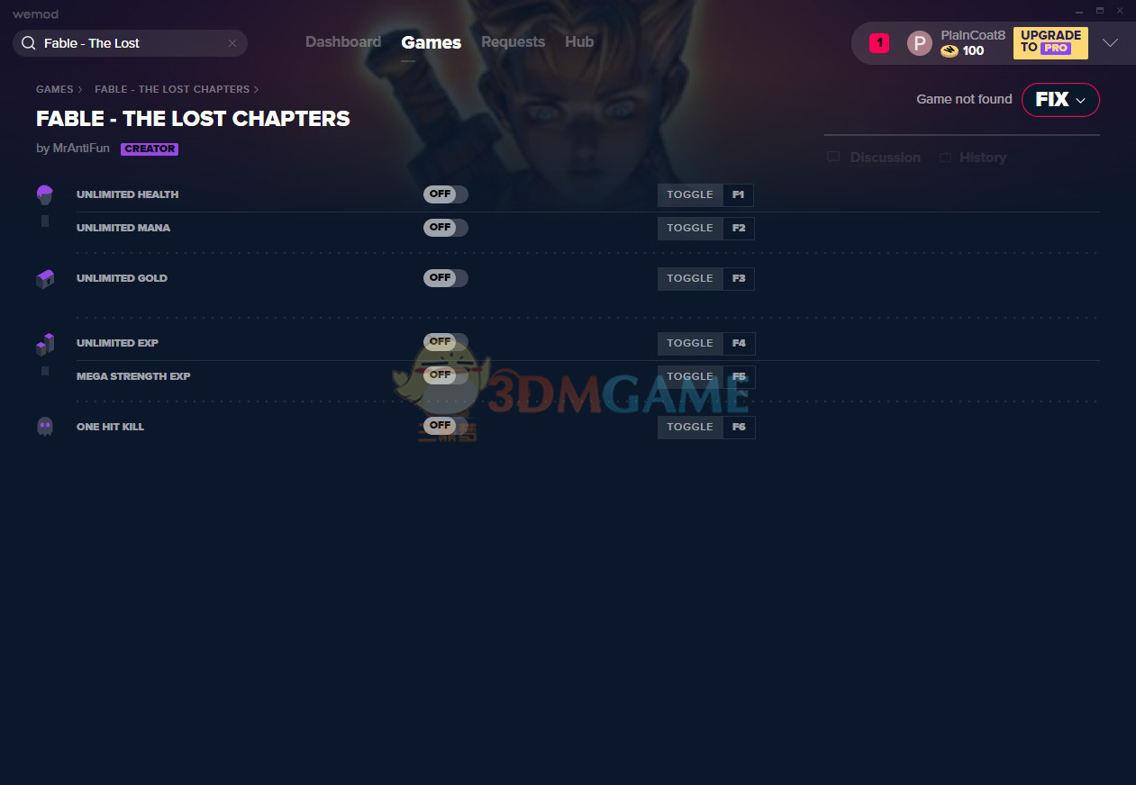 《神鬼寓言：失落之章》v2019.11.17六项修改器[MrAntiFun]