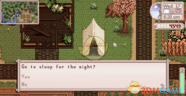 《星露谷物语》可搭建的帐篷MOD
