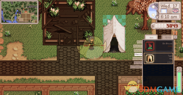 《星露谷物语》可搭建的帐篷MOD