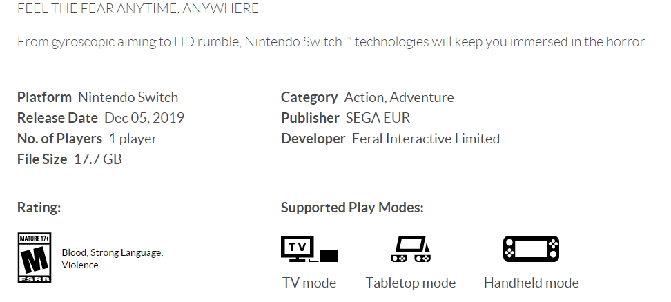 《异形：隔离》Switch版发售日公布 预购开启