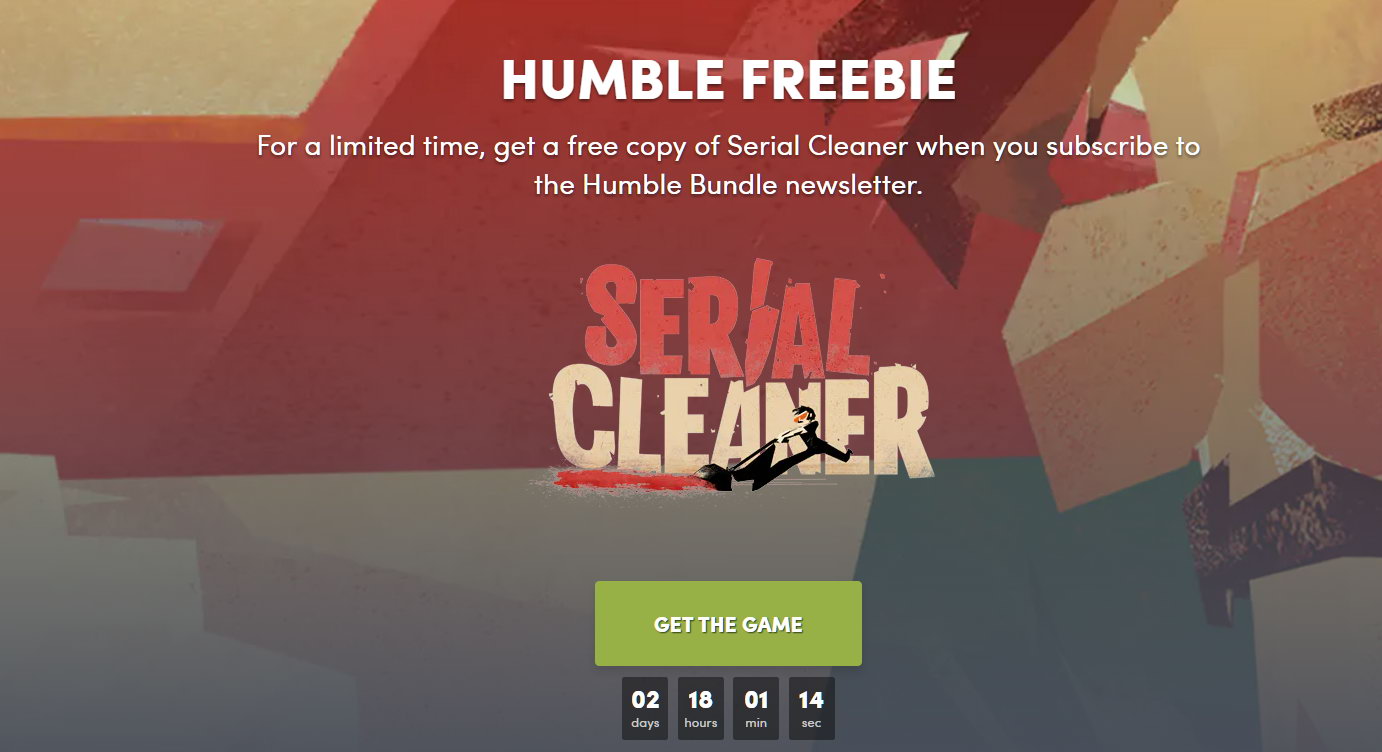 Humble喜加一 免费领取潜行游戏《连环清洁工》
