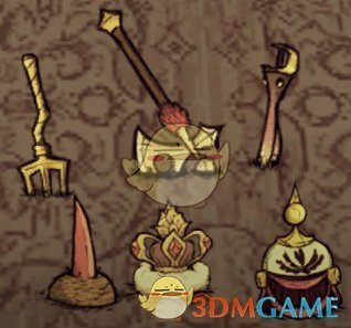 《饥荒》新的武器和帽子MOD