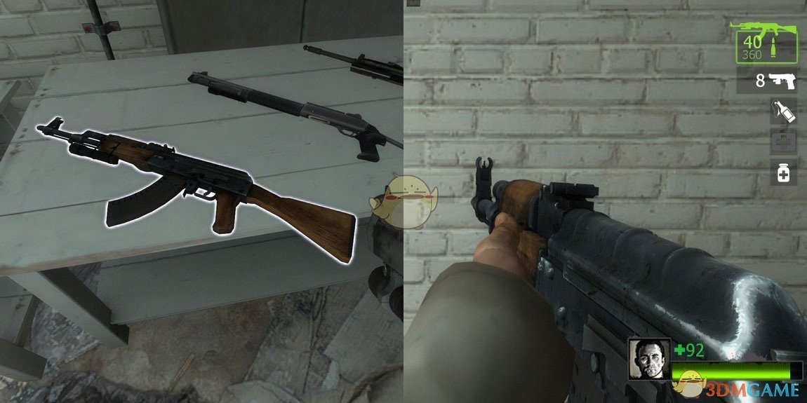 《求生之路2》AK-47属性效果详解