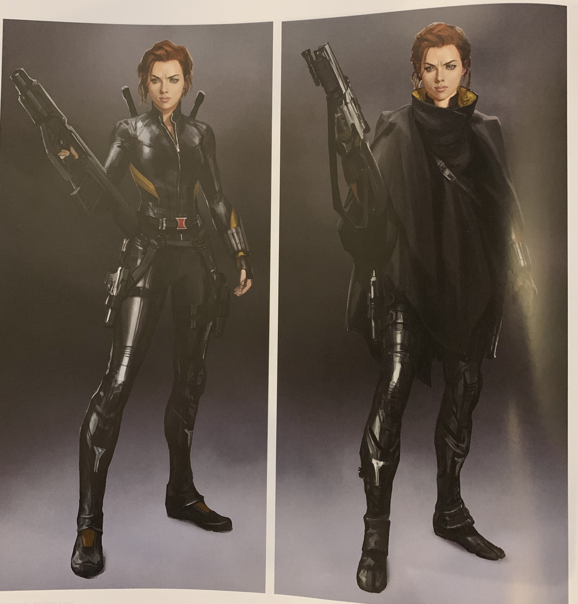 《复仇者联盟4》概念设计图曝光 黑寡妇也有浪人装