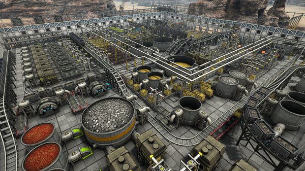 经营模拟游戏《自动化帝国》游戏截图欣赏：大型工业网来了