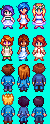 《星露谷物语》全人物像素外观美化MOD