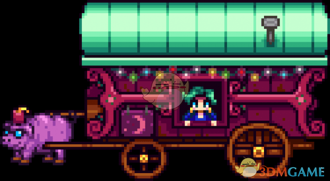 《星露谷物语》可控制的魔女马车出现日期MOD